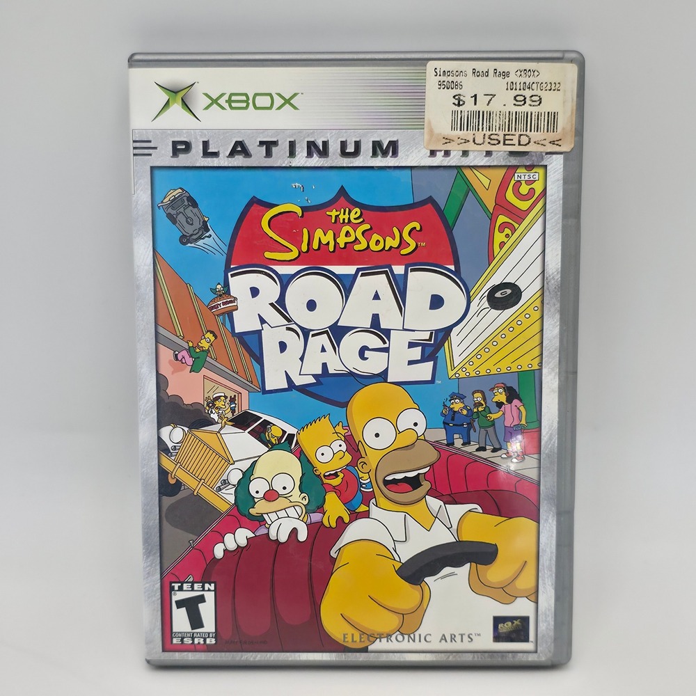 Electronic Arts The Simpsons Road Rage Xbox One Size Silver Good Platinum Hits